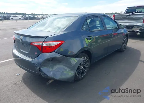 2015 Toyota Corolla S Plus from USA, damaged, VIN 2T1BURHE7FC270276